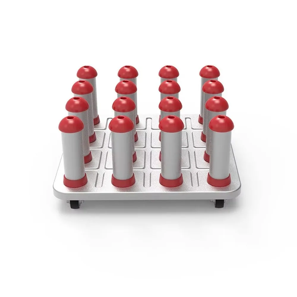 Space Saving Vertical Vinyl Roll Organizer Stable Metal Storage Rack for Vinyl Film Wrapping Paper and Craft Roll
