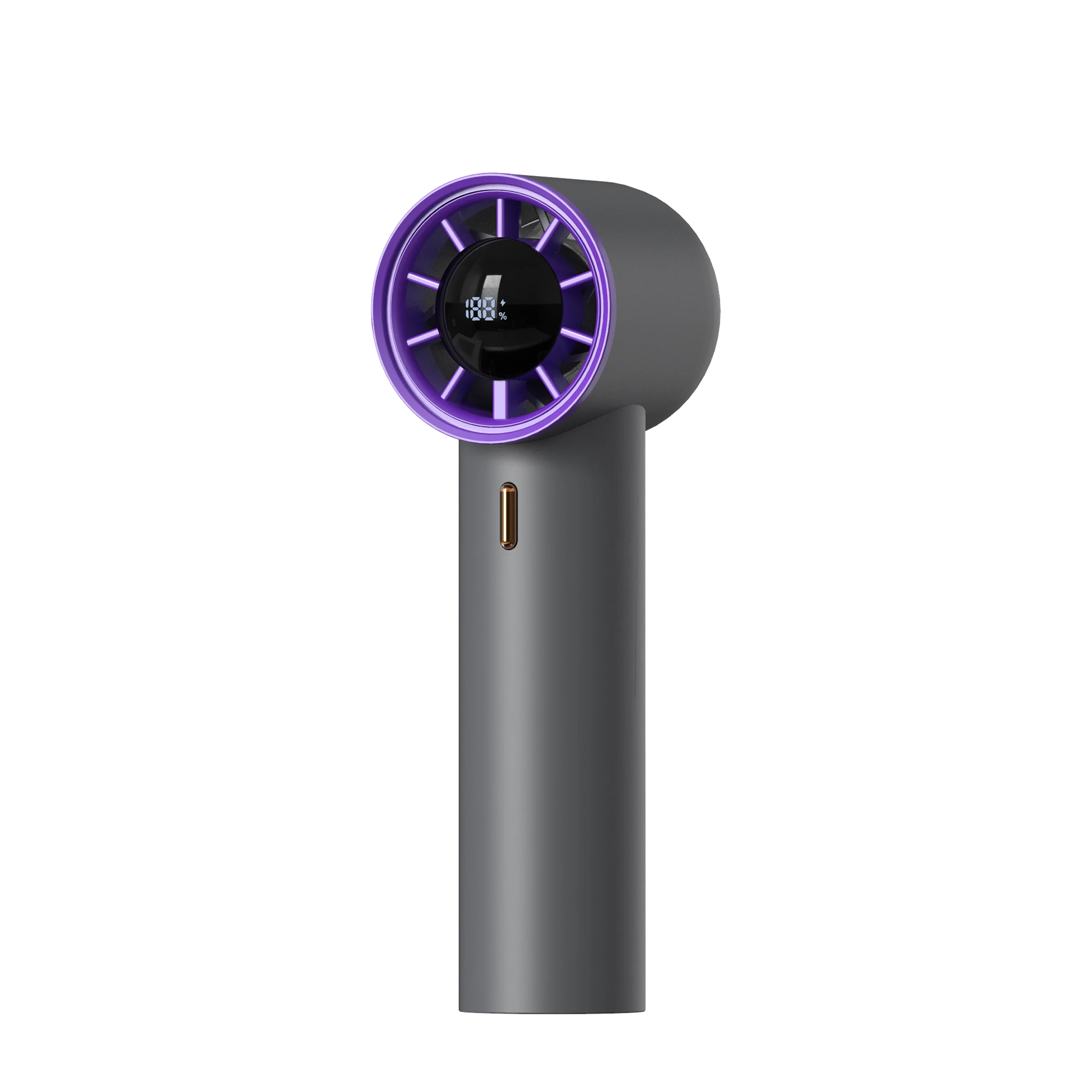 

Самый продаваемый ручной мини-вентилятор с 100-скоростным ветром и интеллектуальным цифровым дисплеем, емкостью 2000 мАч, портативным небольшим вентилятором для наружного использования.