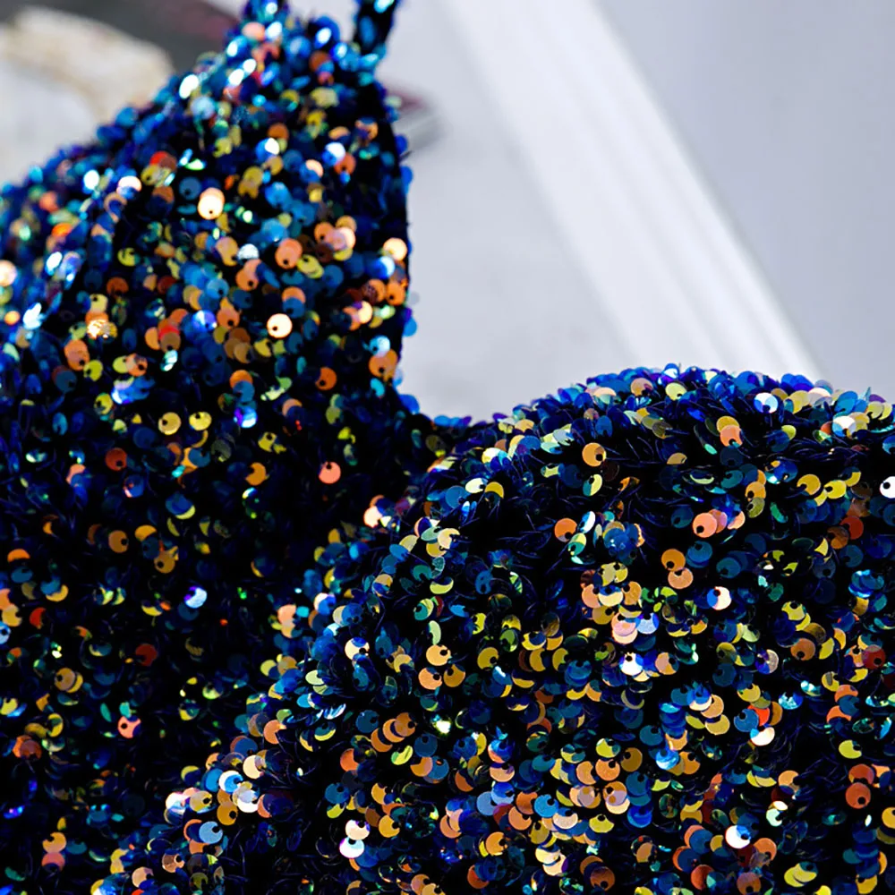 Vestidos cortos personalizados para fiesta De bienvenida, Vestidos De fiesta con lentejuelas brillantes, bata Formal para fiesta De graduación