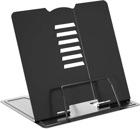 접이식 책상 책 스탠드 금속 독서 휴식 조정 가능한 요리 책 문서 홀더 책용 휴대용 북 스탠드