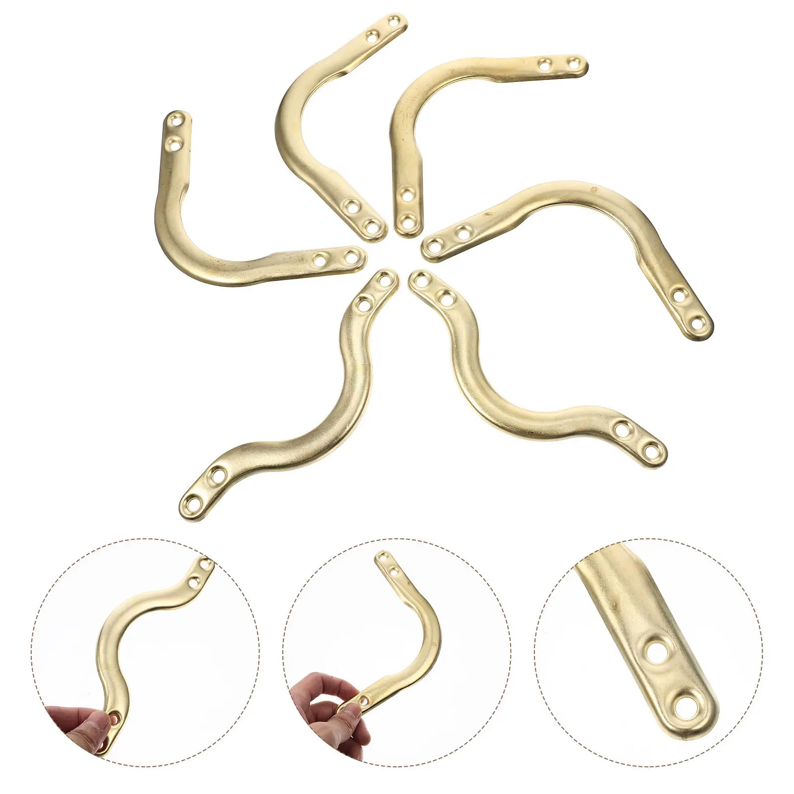 

6Pcs Pool Table Corner Strong Iron Billiard Net Bag Fixator Replacement Pockets Kit for Snooker Tables and Game Rooms