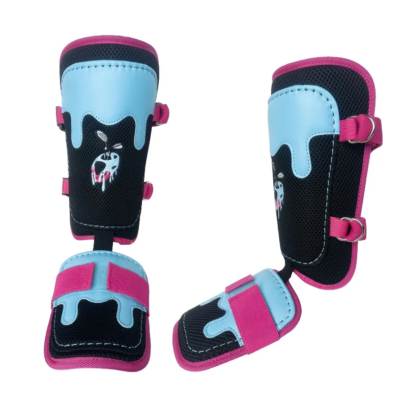 Softball Adjustable Sling Protector Youth Children Baseball Hitter Leg Pin Guard Elbow Pin Guard Hand Guard Set