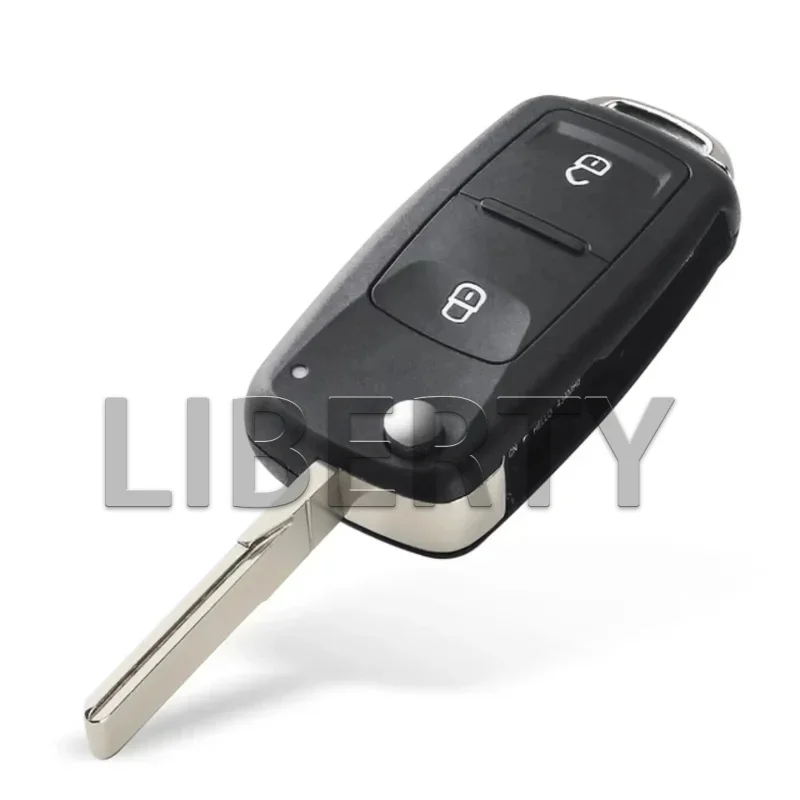 Liberty 2/3 Buttons VW Car Key Shell for Beetle/Caddy/Eos/Golf/Jetta/Polo/Scirocco/Tiguan/Touran/UP Blank Car Keys Remote Flip