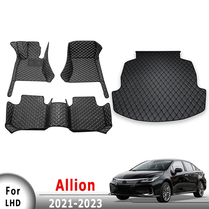 

Car Floor Mats Trunk Carpets For Toyota Allion 2021 2022 2023 Covers Products Auto Interior Accessories Foot Pedal Waterproof