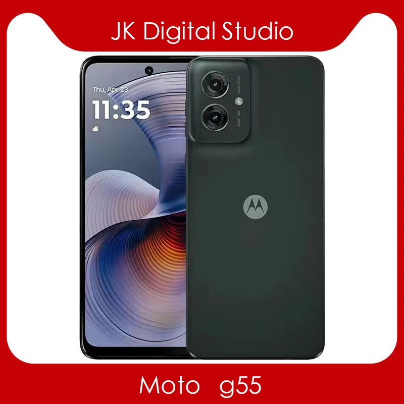 Новый сотовый телефон Lenovo Moto G55 5G MTK Dimensity7025 6,5-дюймовый ЖК-дисплей 120 Гц 2400X1080P 50MP 5000 мАч 30 Вт Быстрая зарядка OTA IP54