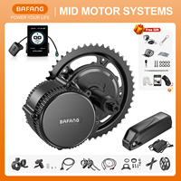 Bafang 250W 350W 500W Motor Kit 36V Mid Drive Electric Bike Conversion Kits BBS01B BBS02B EBike Engine Hailong Lithium Battery