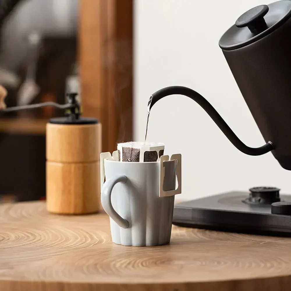 غلاية كهربائية ذكية تحكم في درجة الحرارة بصنبور رفيع ، آلة صنع القهوة اليدوية ، 1 لتر ،