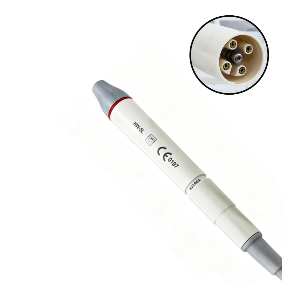 Ultrasone Scaler Handstuk HW-5L LED, Autoclaveerbaar Tandheelkundig Handstuk Compatibel Geschikt voor E*S/W*dpecker Tandenreinigingsmachine