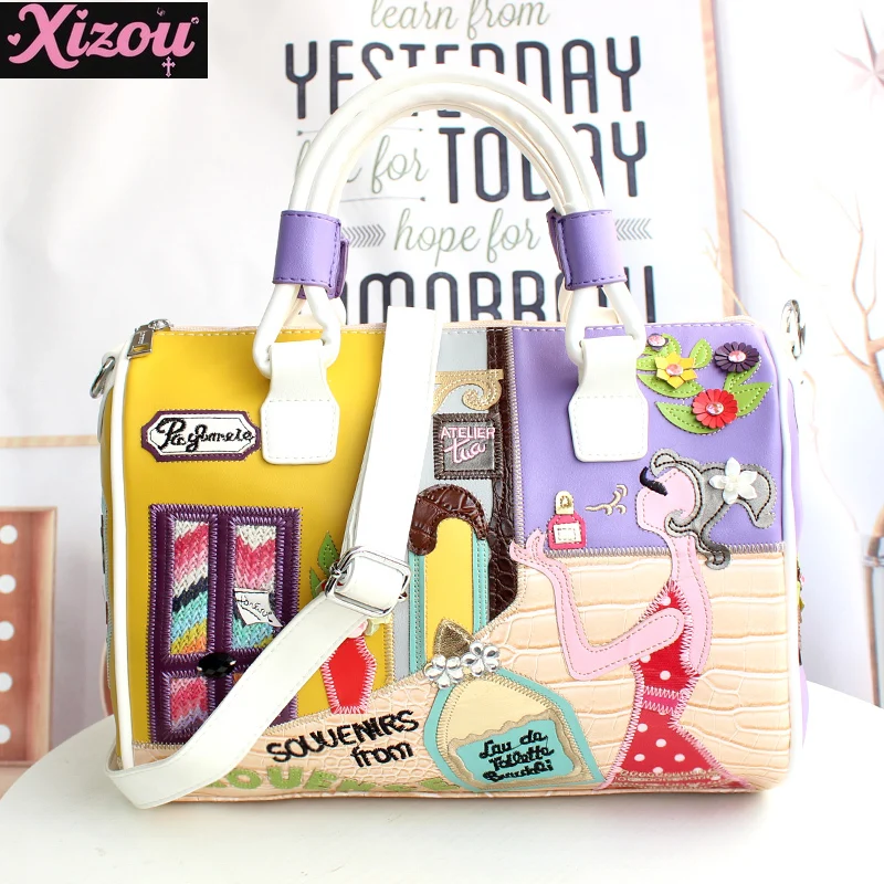 

Fashion Crossbody Shoulder BagCandy Color Cartoons Style Purses and Handbags for Women Designer Bag Female Totes Boston Bag