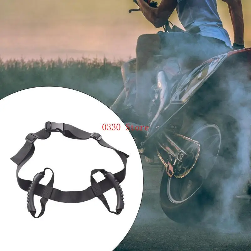 Comfortable Motorcycle Seats Passenger Handle Waist Safety Belt for Children Old
