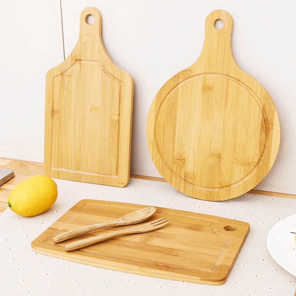 

Bamboo Cutting 33x25cm Miniature Cheese Board Round Washable Kitchen Bar Tools Fruit Miniature Cutting Board Tray