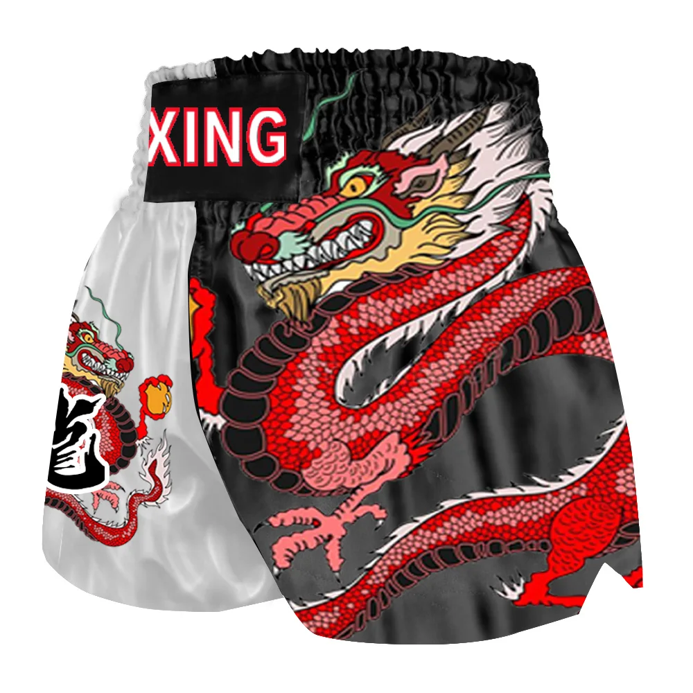 Men\'s and women Boxing Pants MMA Fighting Muay Thai Shorts Boxeo Boxer Training Sports High Quality Kick Boxing Fitness Athletic