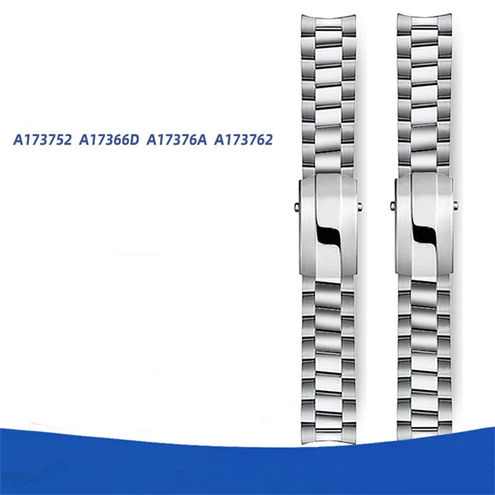 

22mm curved metal strap for century old zero super ocean A173752 A17366D A17376A A173762 curved stainless steel watch band