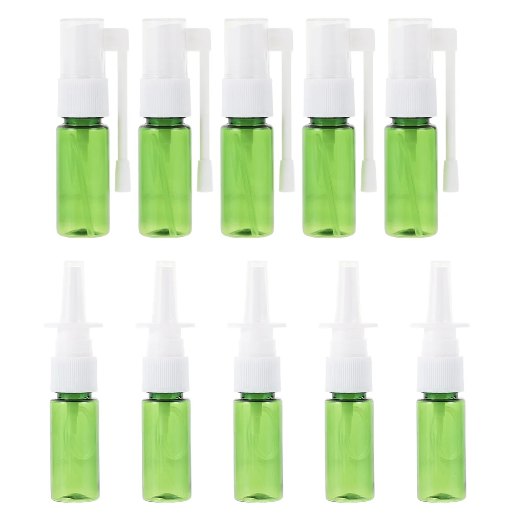 

10 Pcs Spray Bottle Perfume Bottles Empty Nasal Container Bulk Holder Refillable Pp Travel Liquid