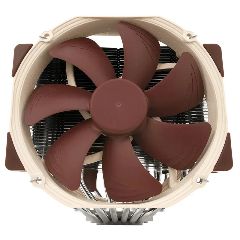 Second-handNH-D15 6 Heatpipe CPU Cooler Twin Towers Double NF-A15 140mm PWM Cooling Fan Quiet For LGA1700 115x 2011 2066 AM4 AM5