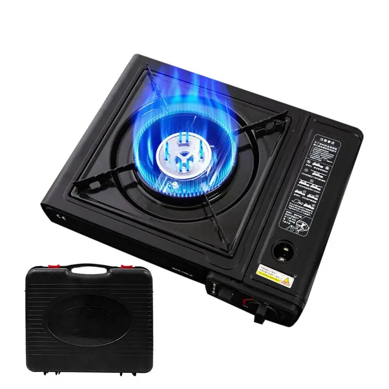 

Cooking Stove Portable Household Stove Automatic Ignition Windproof Precise Heat Control Cooker For Outdoor Cooking Backpacking