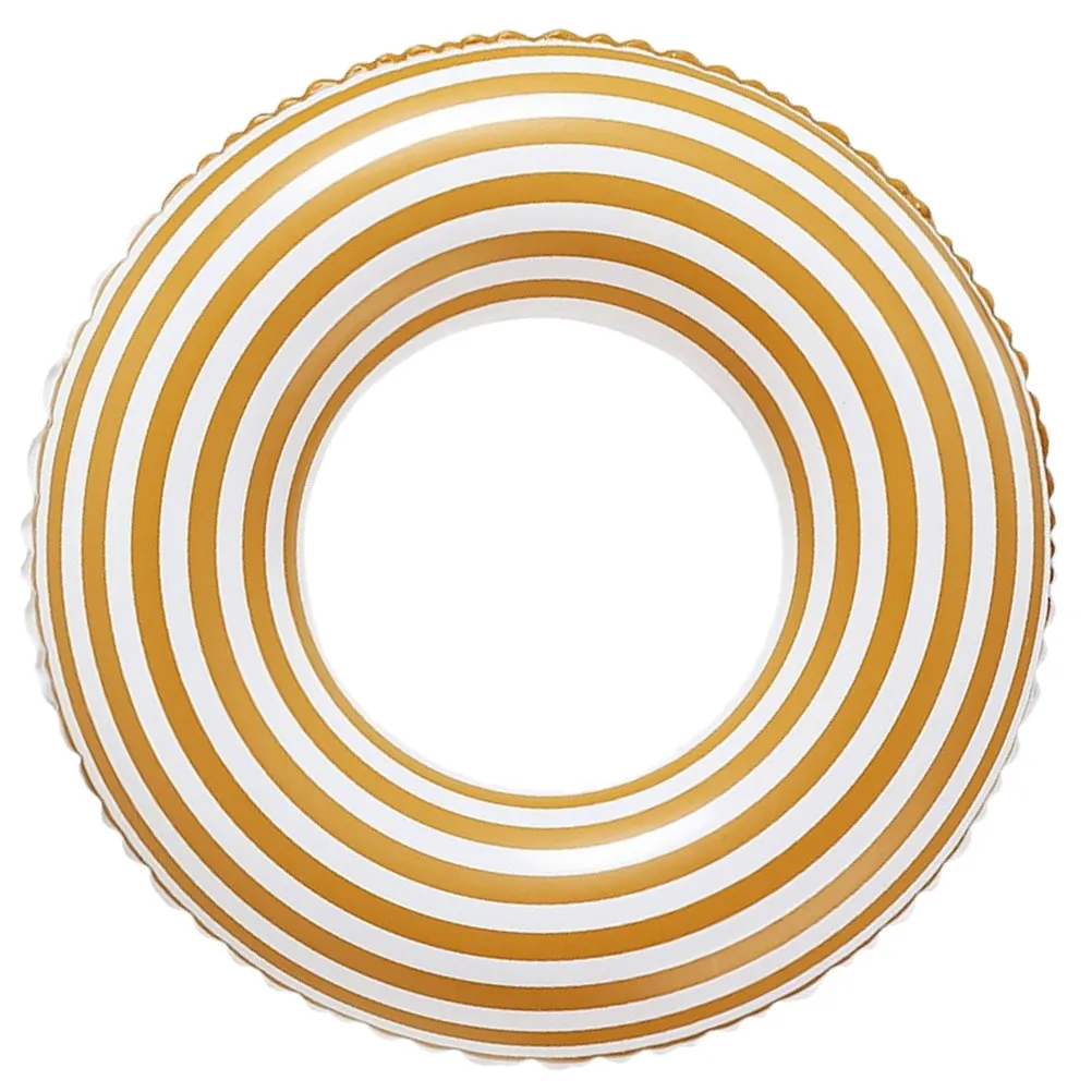 

Надувной плавательный круг 80 см для взрослых, ПВХ, с полосатым узором, для бассейна и пляжа, летний декор для вечеринок у бассейна, безопасный