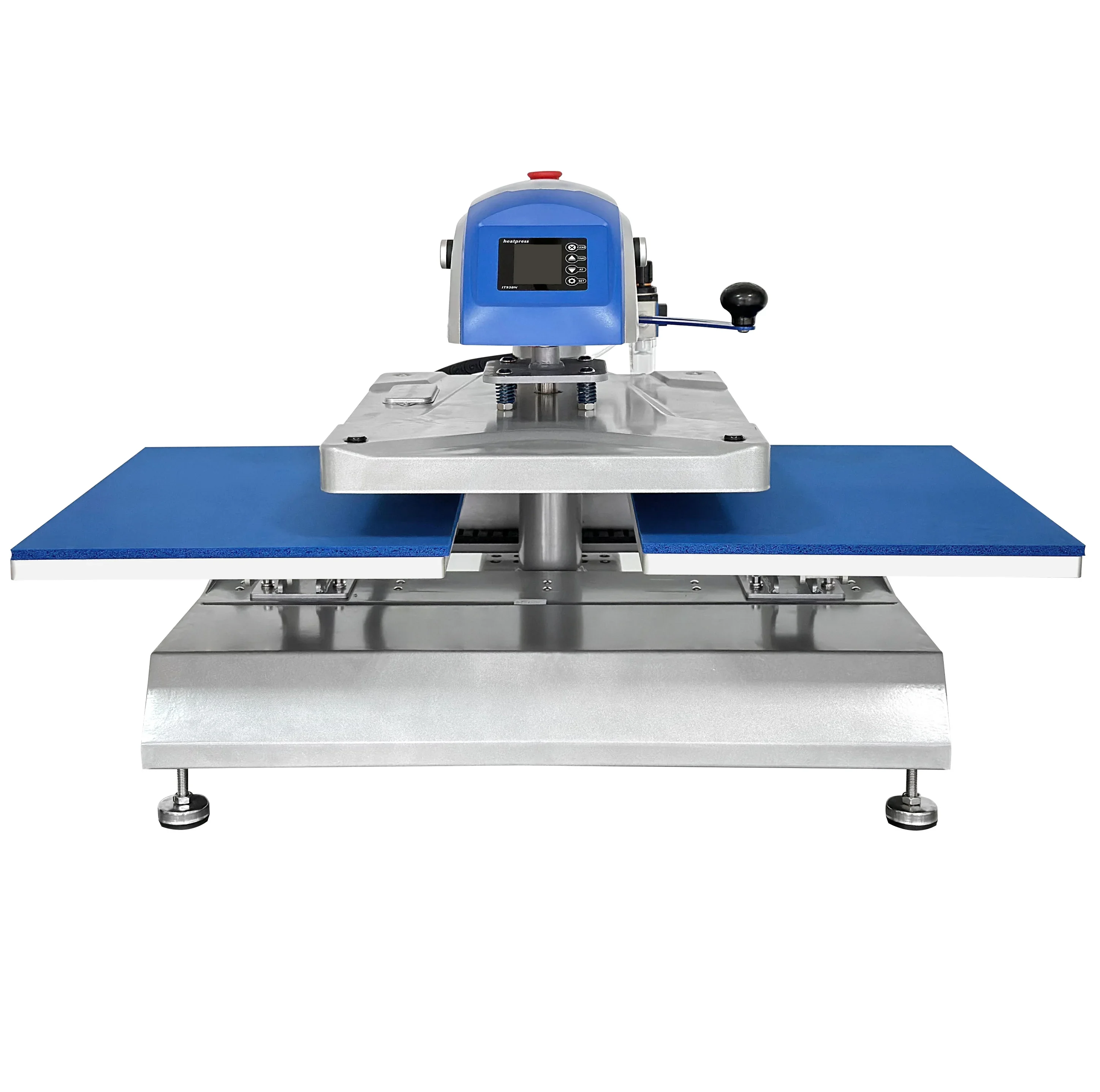 16x20 Pneumatic Heat Transfer Machine Dual Station 40x50cm Tshirt Sublimation Printing Heat Press With Plate Type Usage