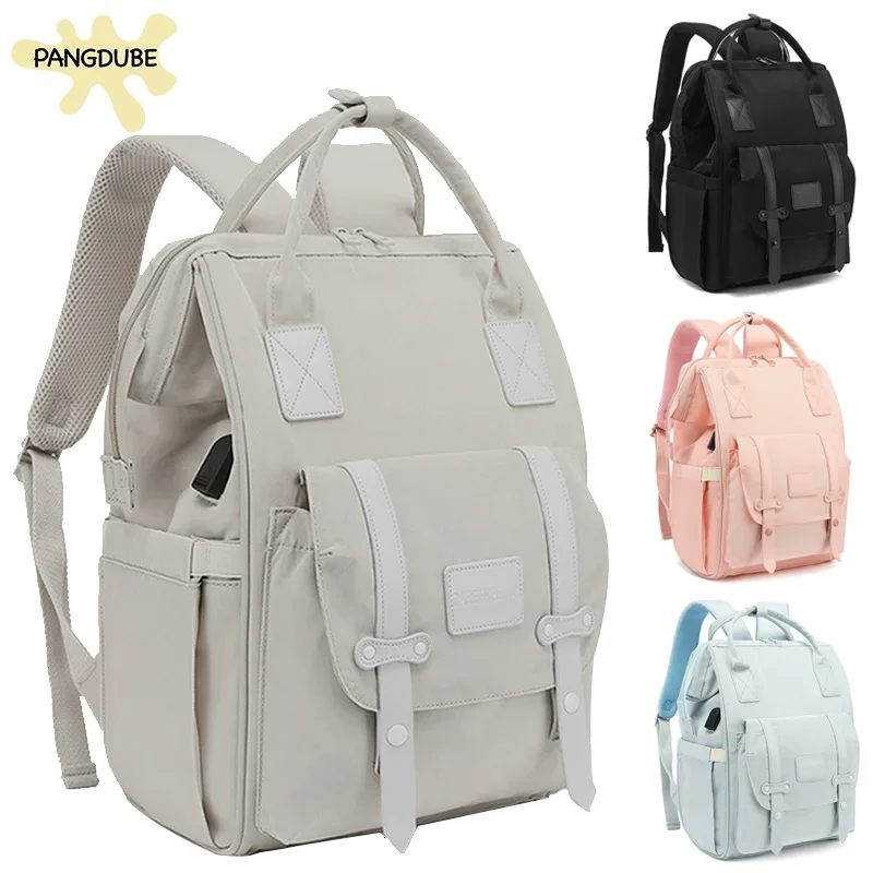 PANGDUBE Maternity Bag for Baby Bag for Stroller with 2pcs Free Hook Backpack for Moms Maternity Backpack Baby Changing Bag