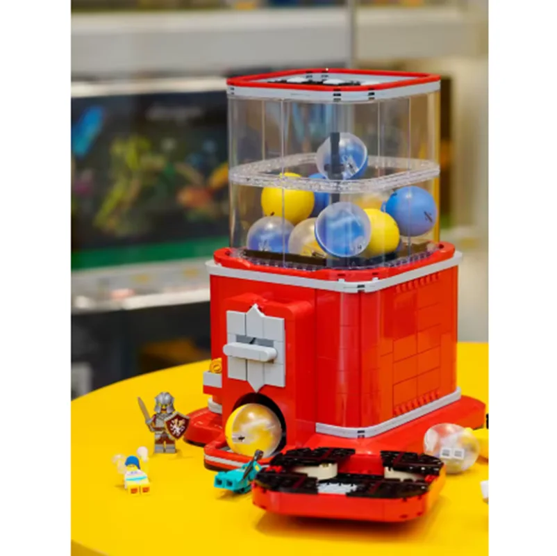 

Creative Retro Game Brick Capsule Idea Toys Vending Machine Gashapon Figure MOC Building Blocks Play Toys Girl Boy Gifts