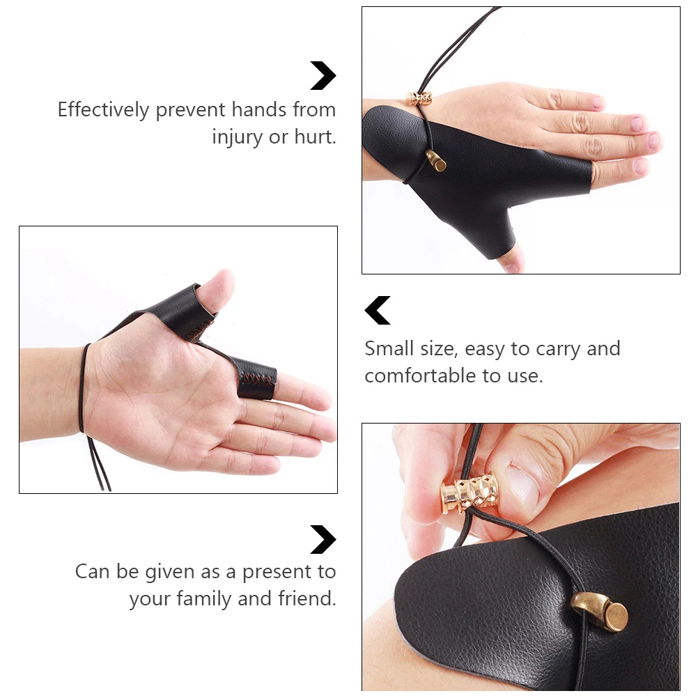 

Archery Glove Small Size Lightweight Easy Carry Finger Protective Guard for Shooting Outdoor Sports Hand Protector