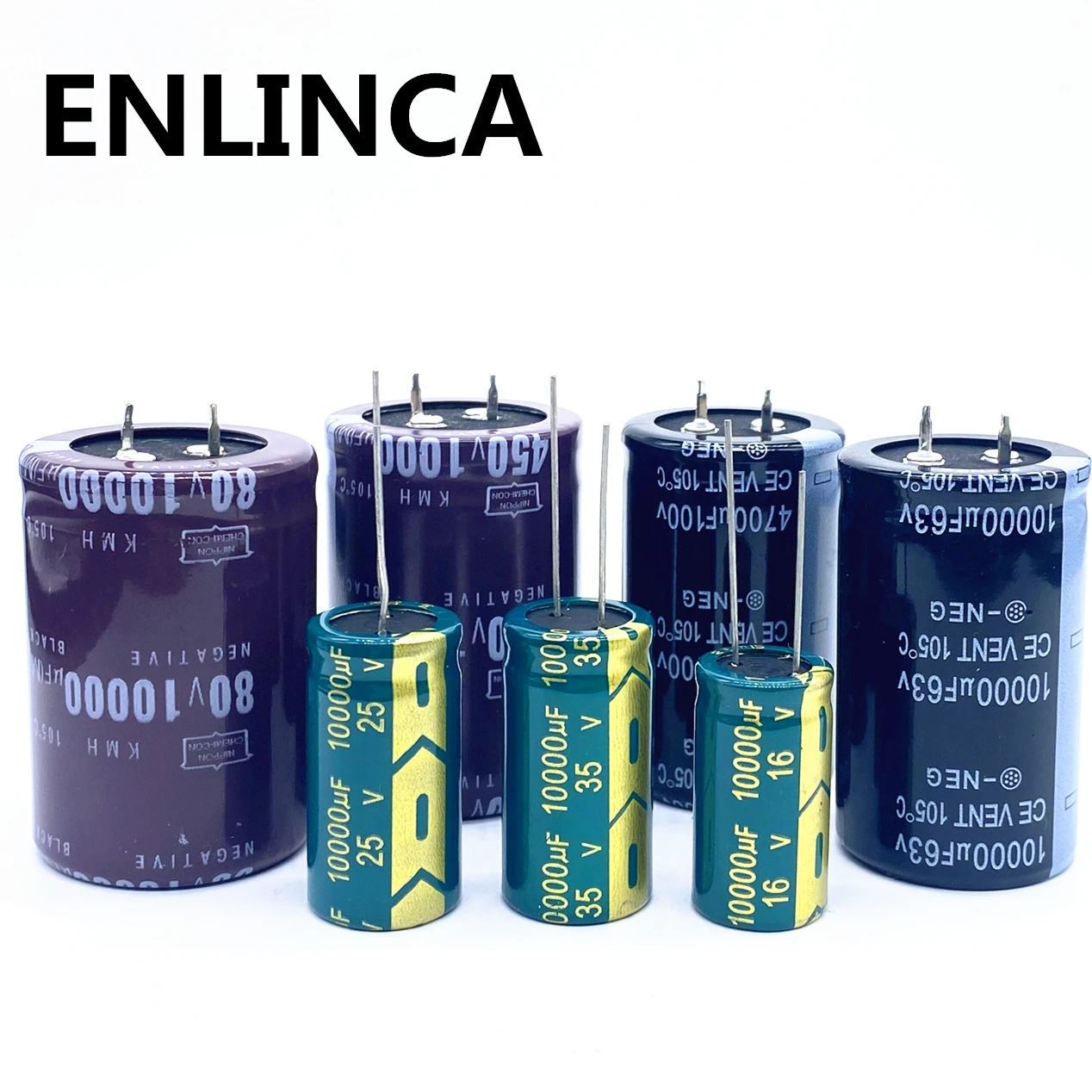 1pc Good quality 16V 25V 50V 63V 80V 100V 10000UF Radial DIP Aluminum Electrolytic Capacitors Tolerance 20%