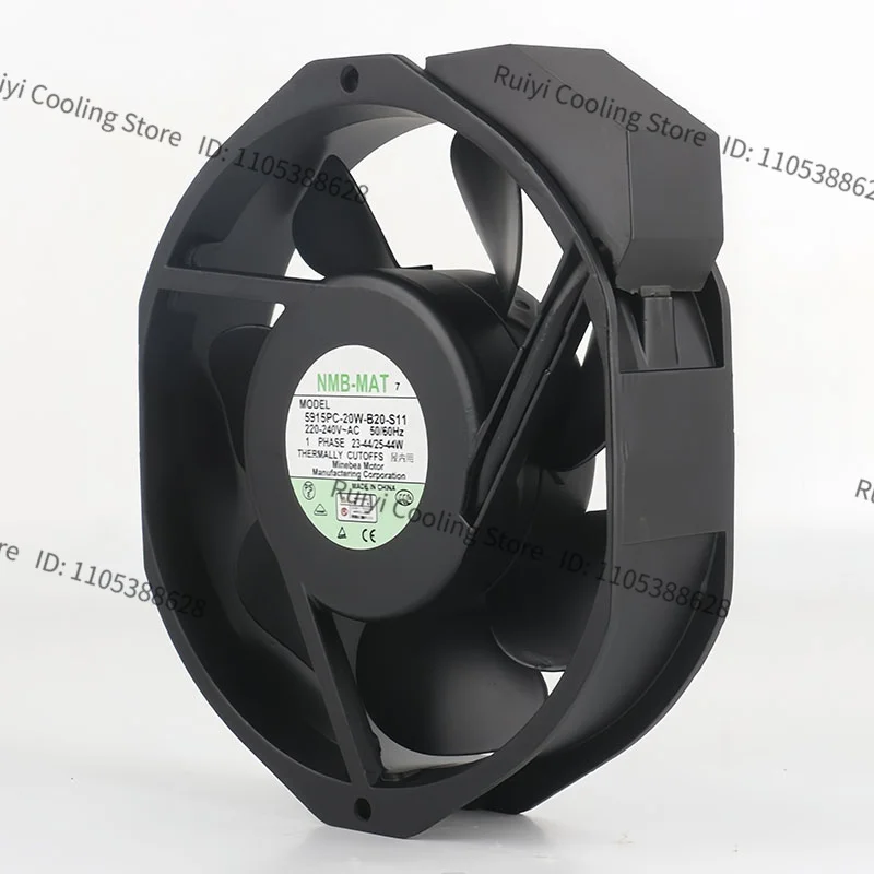 Cabinet cooling fan  case fan Original NMB 5915 PC-20W-B20-S11 AC220-240V 17CM 17238 Metal High-Temperature Resistant Fan