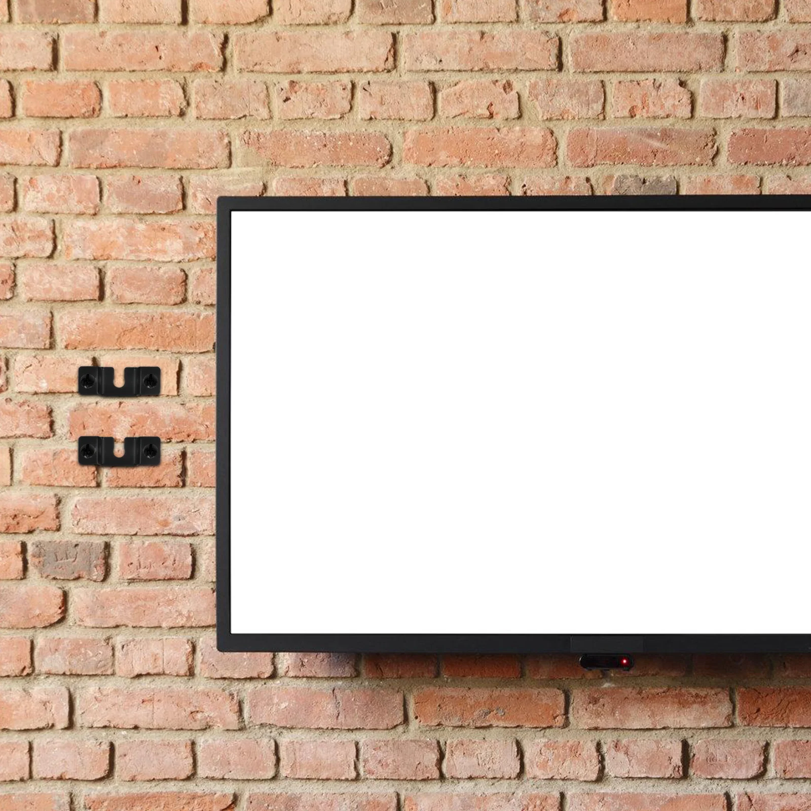 

1 Pair Wall Mount Bracket For Sound Bar Metal Speaker Bracket Under Strong Mounting Brackets For Decor