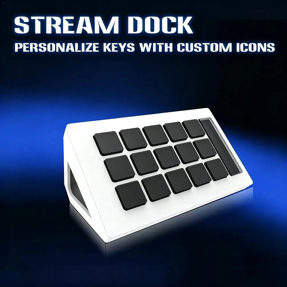 For Mirabox HSV293S Stream Controller Visual Custom Keyboard Programmable Hotkey Deck Anti-slip Base Macro Keypad For Gaming