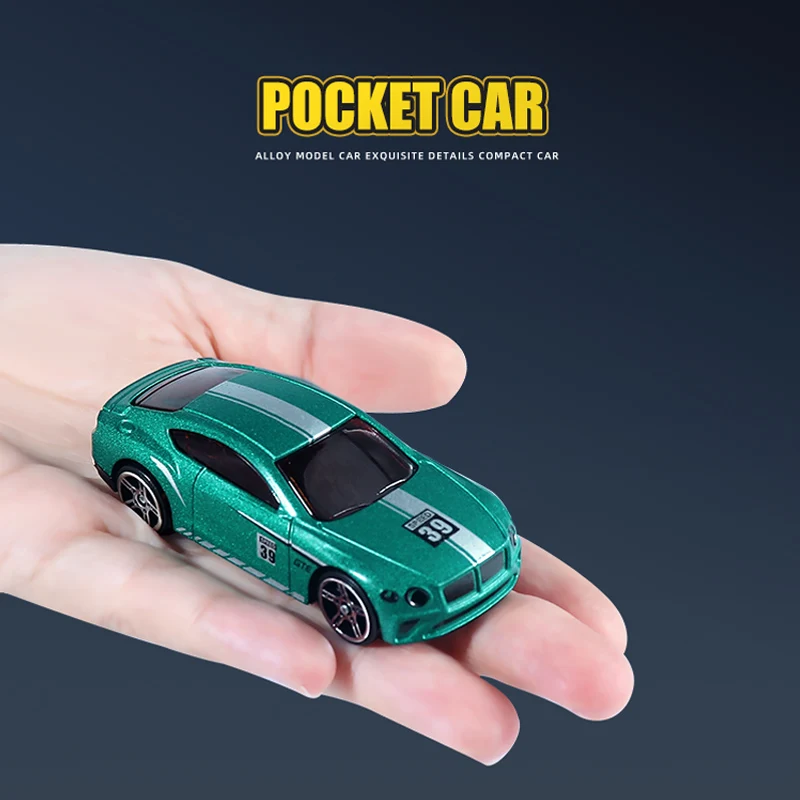 Ensemble de 6 pièces en boîte à l'échelle 1/64, voitures de course moulées sous pression, décorations de voitures, kits modèles, cadeaux/jouets de noël pour enfants pour garçons.