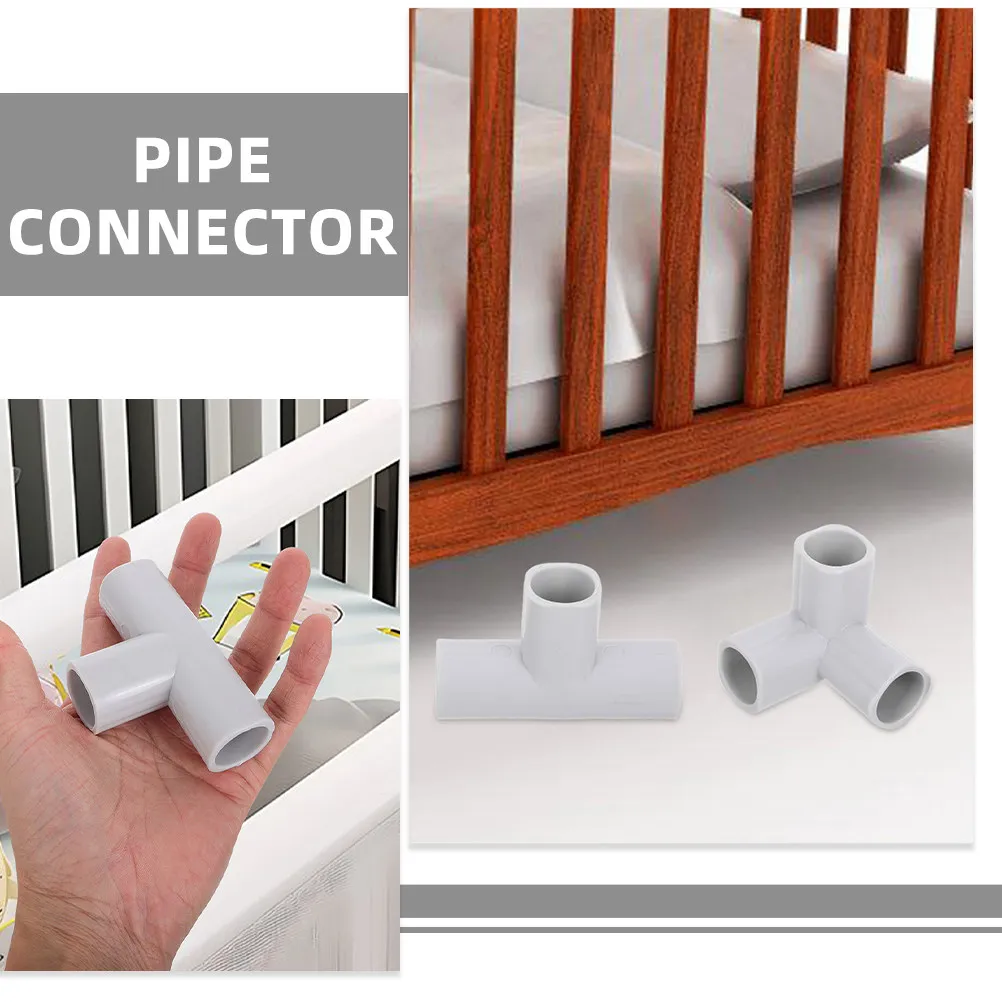 12 Stück Baby-Laufstall-Verbinder PE-Rohrverbinder für Kindersicherheitszaun Ersatzteile Laufstall-Zubehör für den Heimgebrauch