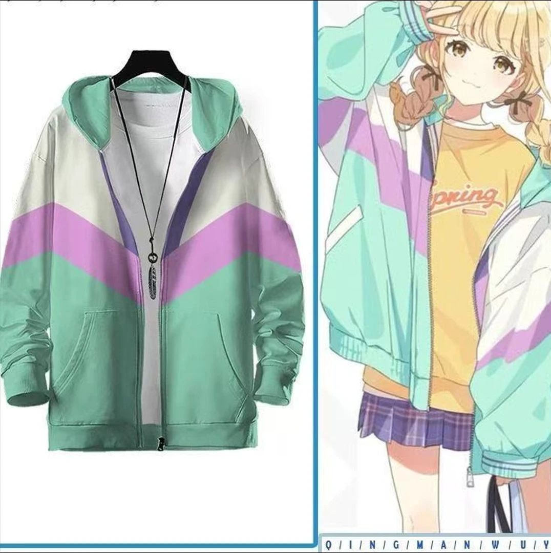 

Cosplay Jacket Kotone Same-Style Hooded Anime Clothing for Men & Women Suitable for Autumn Winter