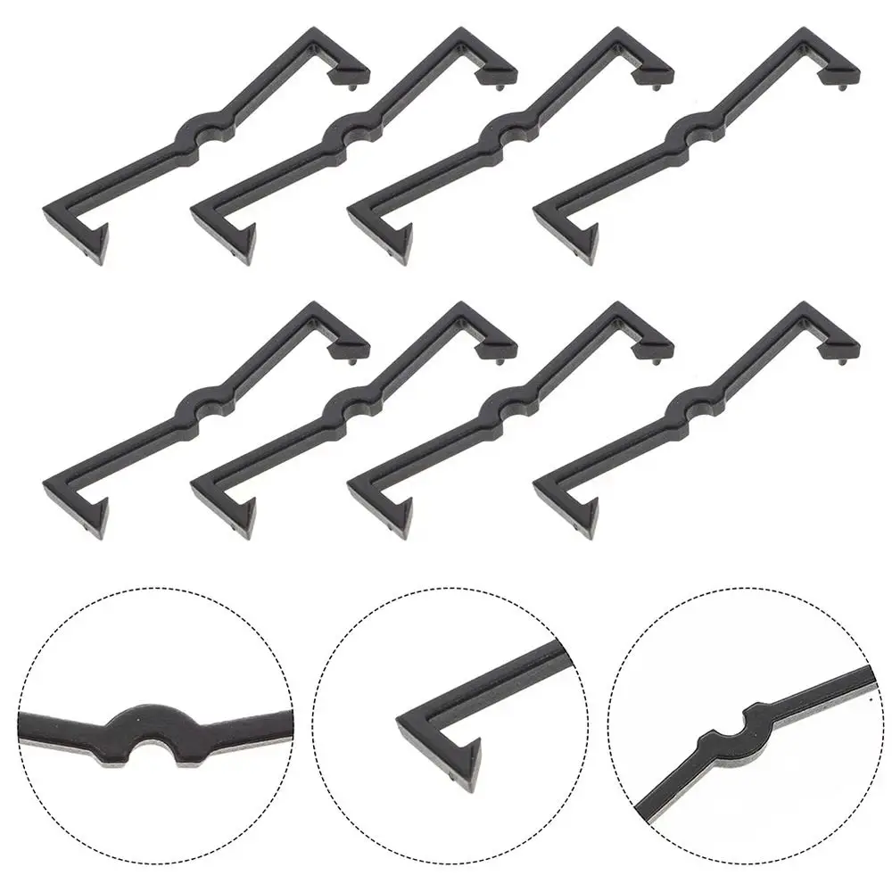 50Pcs Locks Holder Pegboard Hook Locks Peg Board Plate Clamp Hook Fastening Buckle Garage Accessories Plastic Pegboard Clips