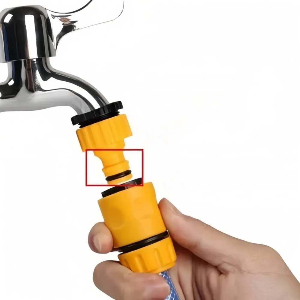 10pcs Plastic Hose Faucet Quick Connector 3/4&1/2 Inch Graden Hose Water Tap Threaded Garden Irrigation Water Gun Accessories