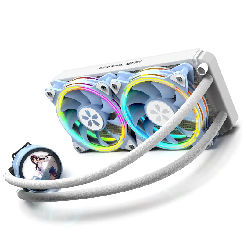 High-performance Intelligent constant temperature efficient pc fan   Integrated water cooling integrated water-cooling radiator