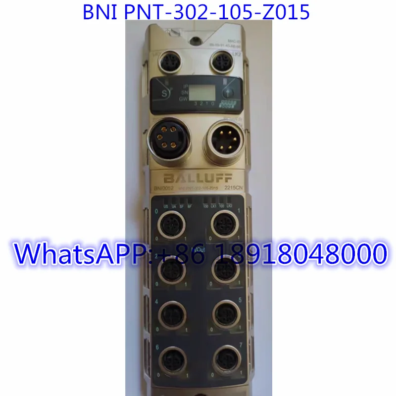 

Used in good condition BNI0052 Network Module BNI PNT-302-105-Z015 Fast Shipping