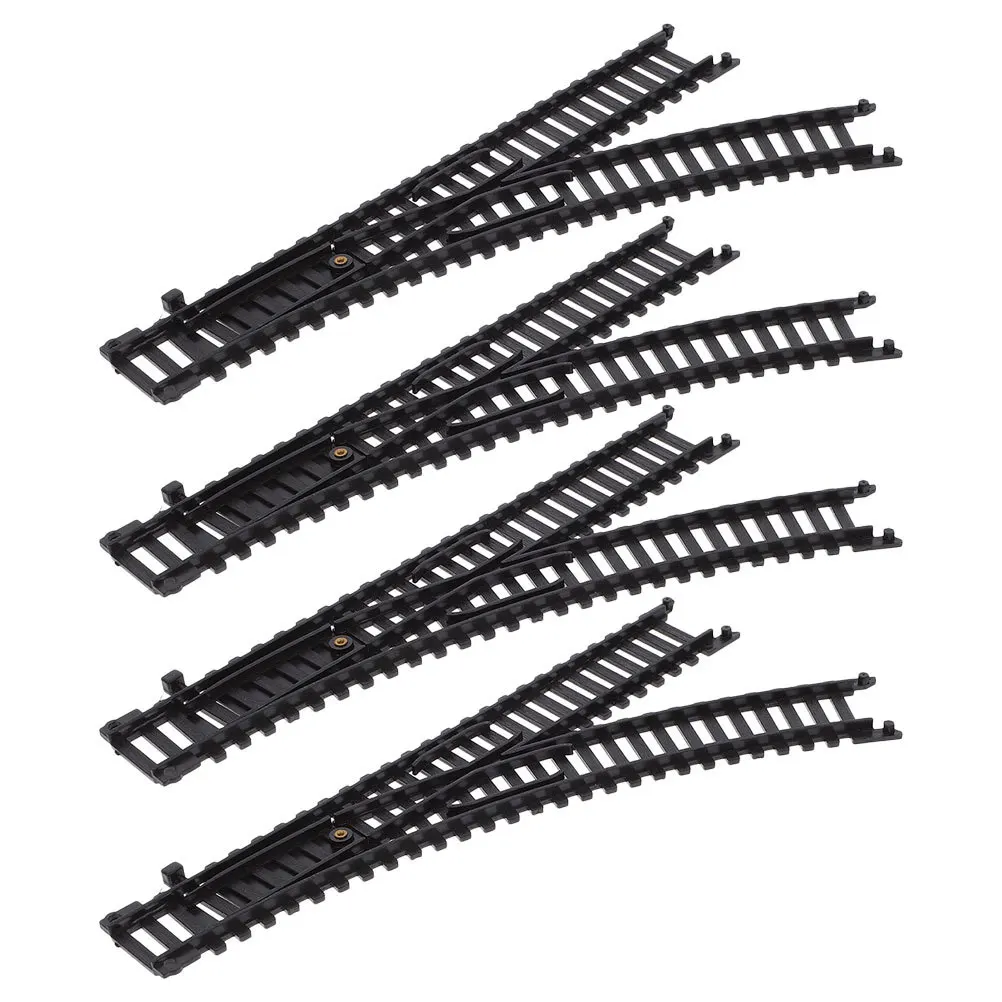 

Черные прямые расширительные разъемы для детей, набор электрических поездов, совместимый с классической железнодорожной дорожкой