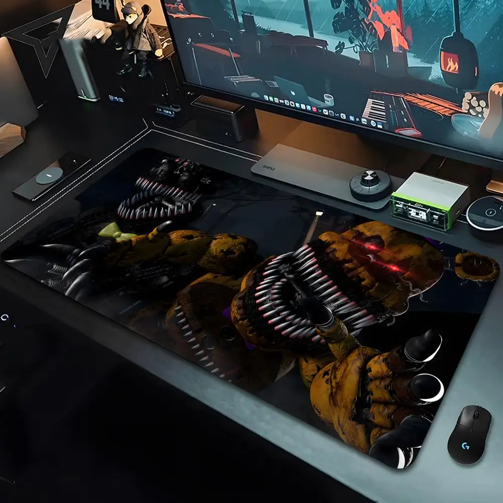 Fnaf Five-nights-At-Freddys Mouse Pad Xxl Mouse Pad 900x400 Kawaii Desk Mat Gamer Accessories Computer Offices Mousepad Keyboard