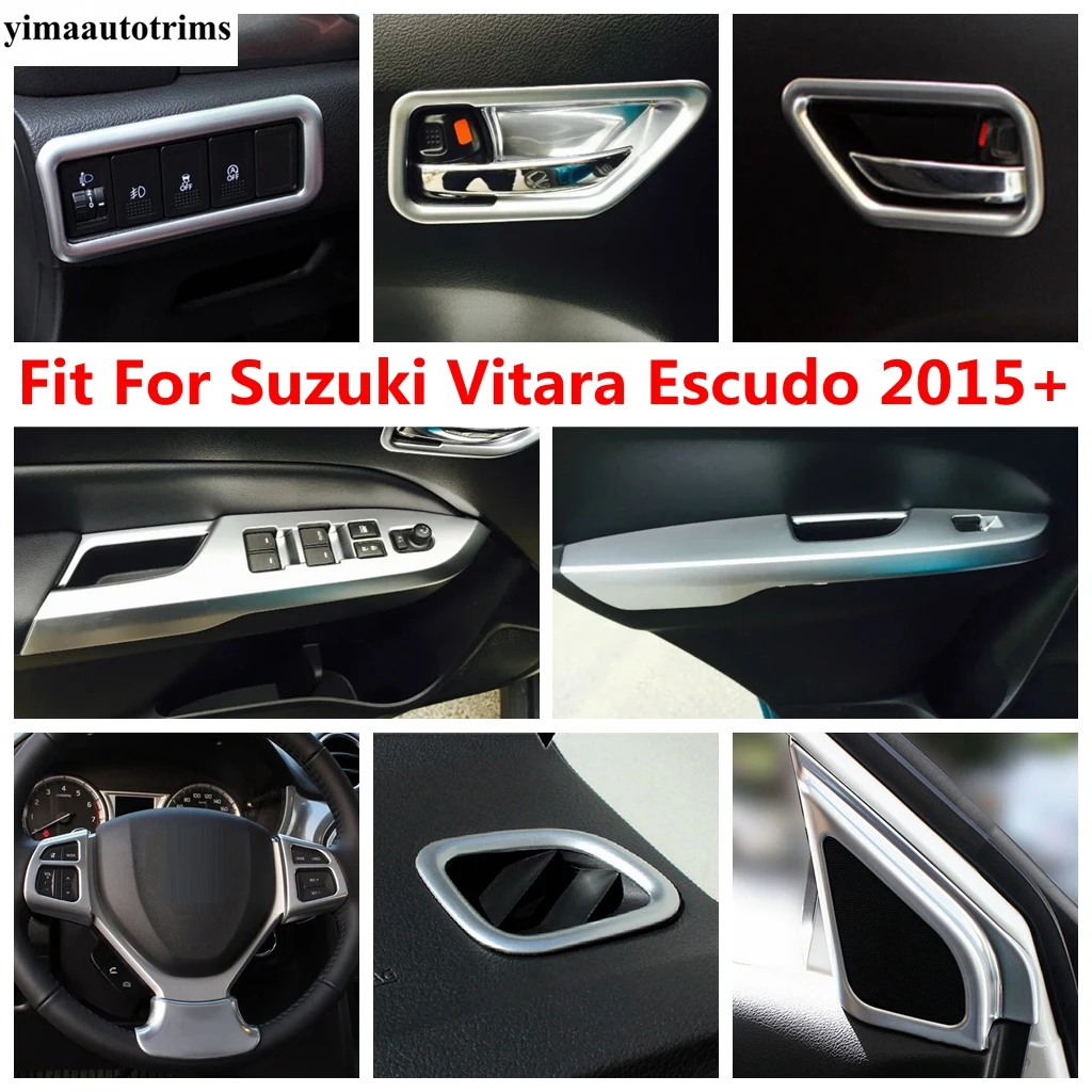 

Steering Wheel / Head Light / Window Lift / Pillar A Frame / Handle Bowl Trim Accessories For Suzuki Vitara Escudo 2015 - 2020