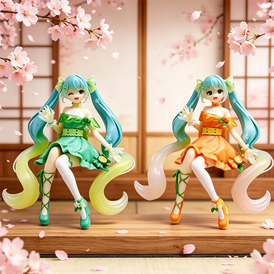 Hot Sale FuRyu Virtual Singer Hatsune Miku Citrus Noodle Stopper Prize Figure Collectible Figurine Decoration Gift view 3