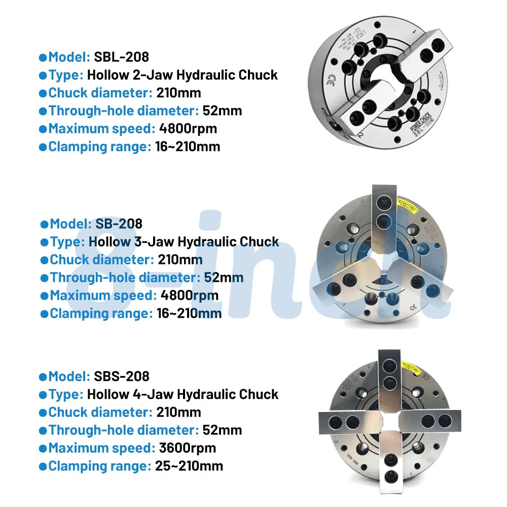 8 Inch Hydraulic Chuck 210mm 8\