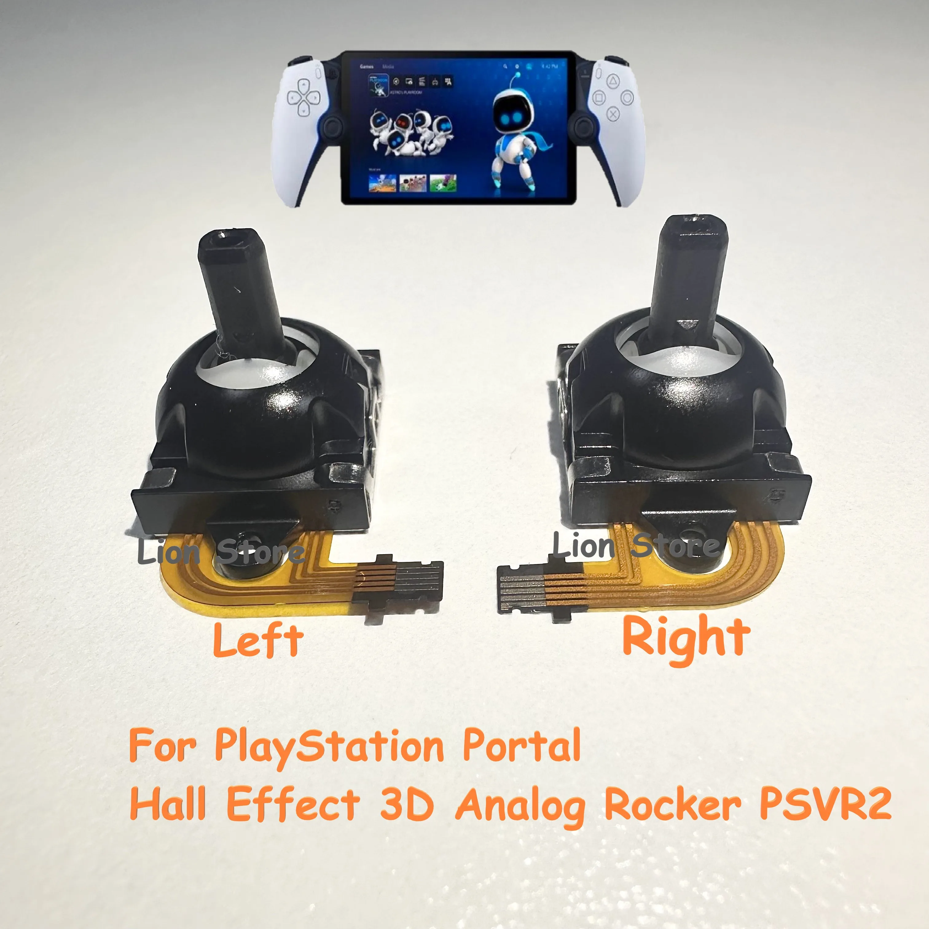 

1pair-50pair VR2 Handle Joystick For PlayStation Portal Hall Effect 3D Analog Rocker PS No drift no welding Repair&Replacement