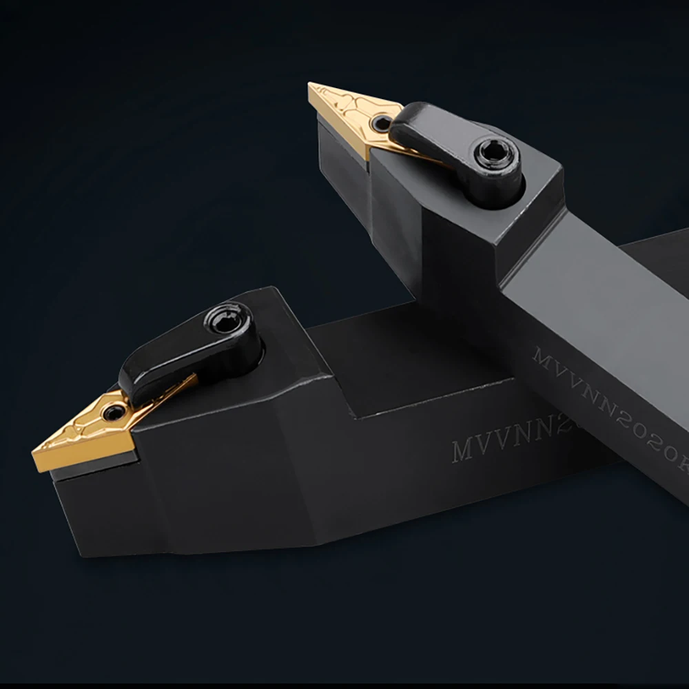 Carbide CNC Lathe Cutting Machine Tools Holder 72.5 Degrees MVVNN External Turning Tool MVVNN1616H16 MVVNN2020K16 MVVNN2525M16