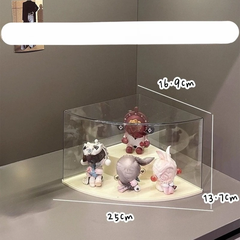 Pendant Dolls and Figures Transparent Dust-proof Display Shelf Multi-compartment Layered Storage Case Prevents Dust and Moisture