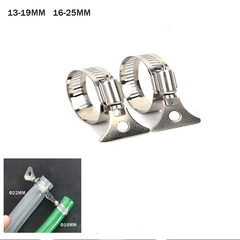 

5pcs/Stainless Steel Worm Drive Hose Clip Fuel Hose Water Hose Clip Fish Tank Hose Clip Home Faucet Garden Hose Clip