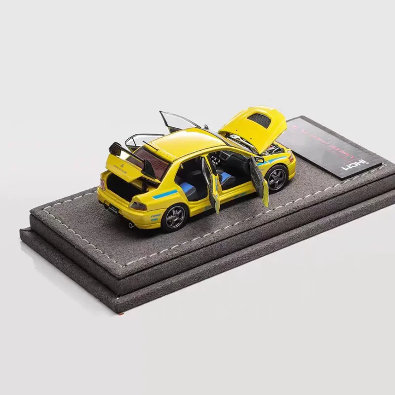 IHCM 1:64 Scale Lancer EVO IX GSR Alloy Car Model Souvenir Toy Desktop Creative Exquisite Gift Scene Simulation