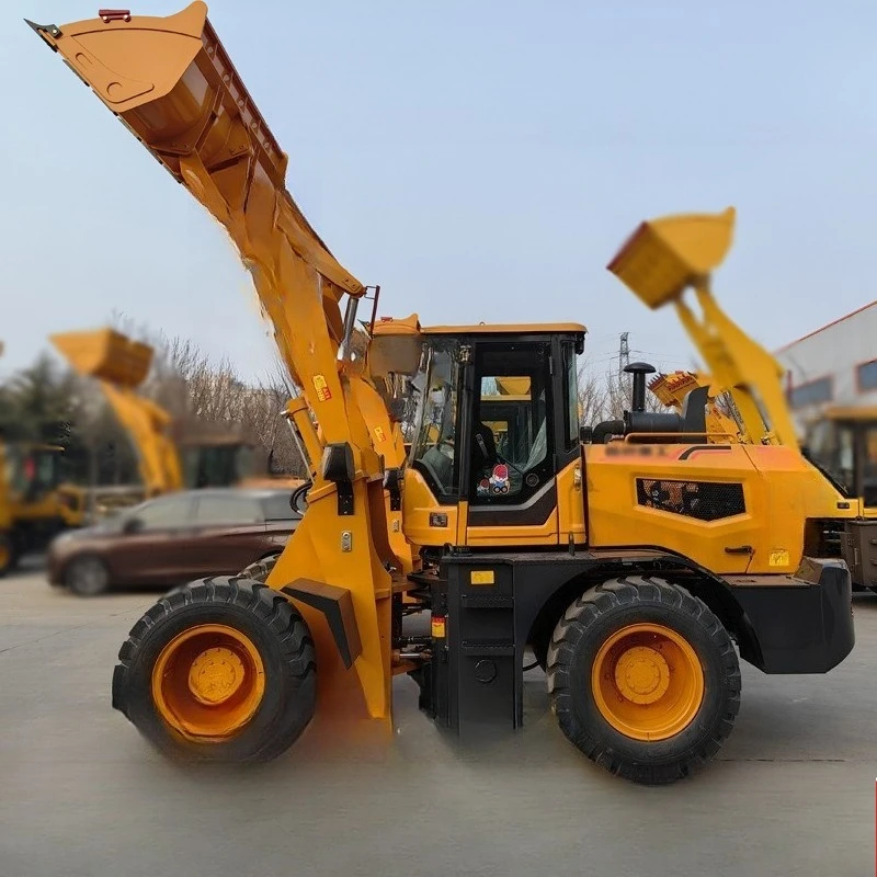 Four-wheel drive hydraulic engineering loader, farm engineering loader