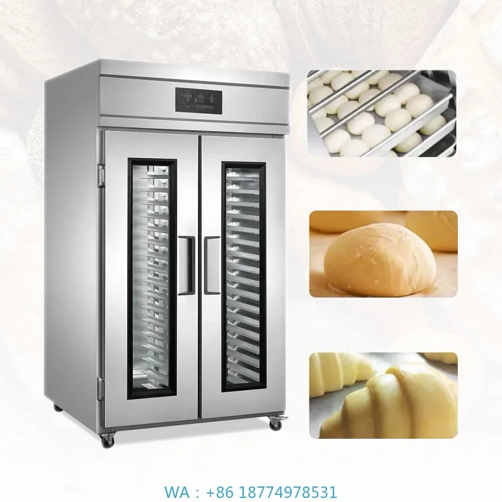 Fermentation Fridge 18 Trays Rack Trolley Retarder Proofer Cabinet Bakery Pastry Fermenting Machines