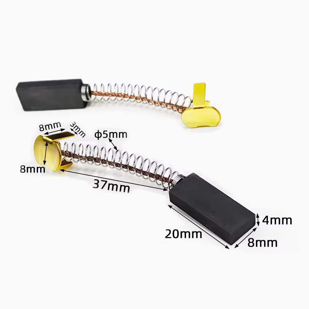 4*8*20mm,Carbon brush for 80-2 medical centrifuge,high wear resistance,brush 4X8X20mm for 900/1000 type film sealing machine