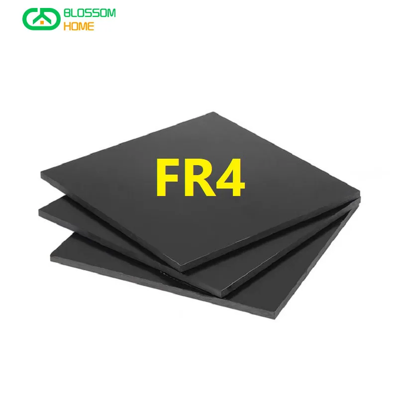 

Size 370x370mm 1.5mm Thick FR4 Fiberglass Board Insulation Board Black Fiberglass Board Anti-static Epoxy Resin Board